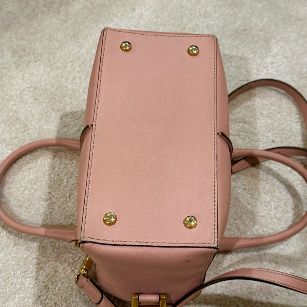 Tod’s D Cube Leather Bauletto Mini pink bag handbag crossbody satchel purse - Picture 12 of 12